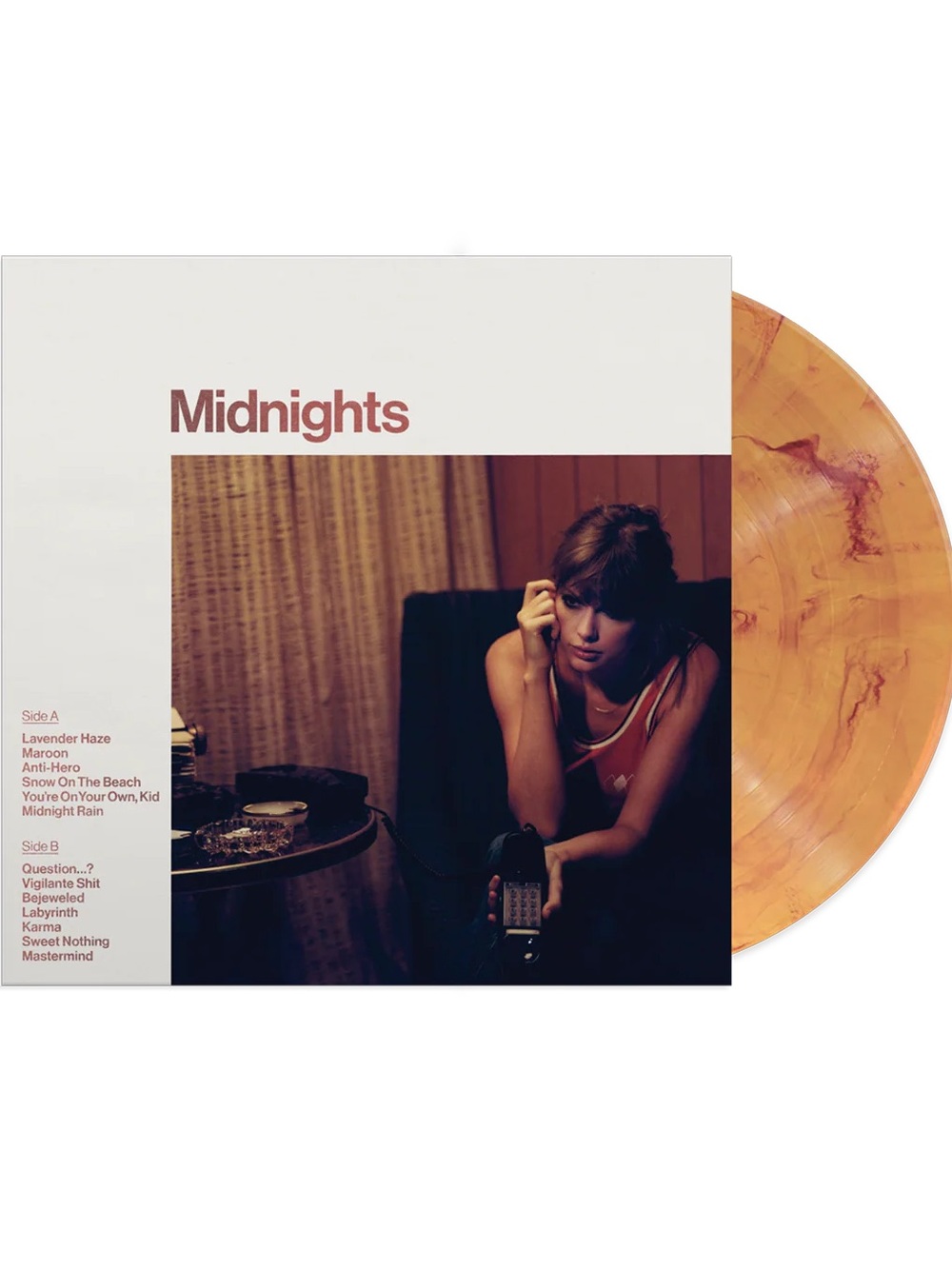 Taylor Swift Midnights Vinyl Record Sealed - Blood Moon Marbled Disc